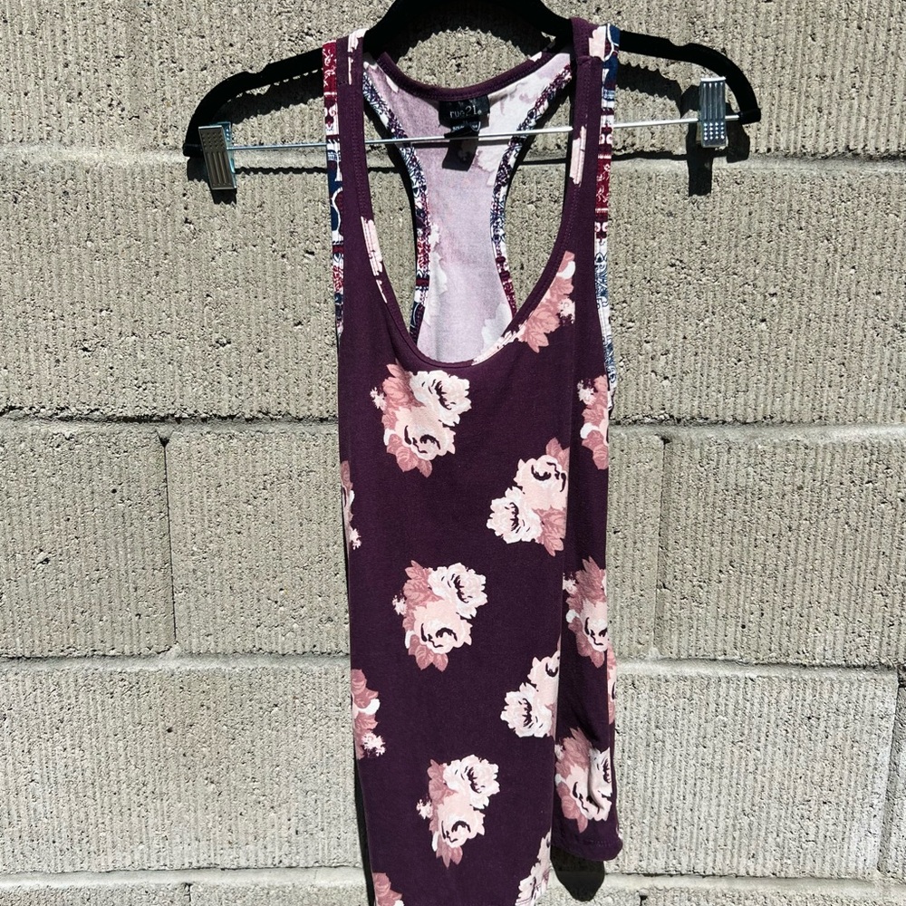 Rue 21 floral tank top